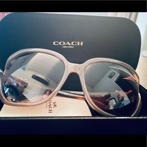 Coach sunflower Sunglasses in milky brown